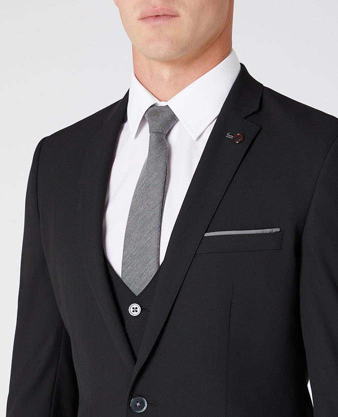 Remus Uomo Lazio X-Slim Fit Jacket - Black
