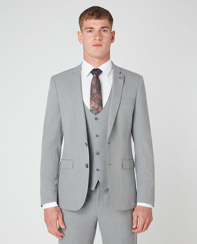 Remus Uomo Lazio Suit Jacket - Grey