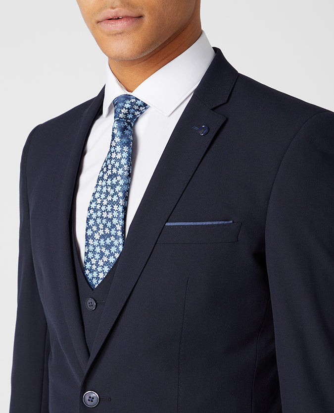 Remus Uomo Lazio Slim Fit Jacket -Navy 11660 78