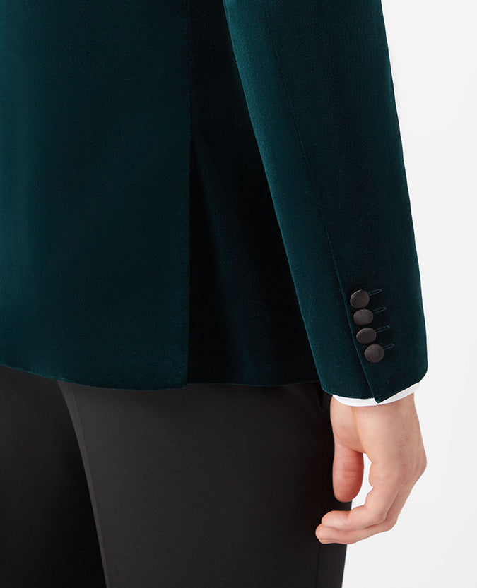 Remus Uomo Monti Velvet Jacket - Green 11860/38