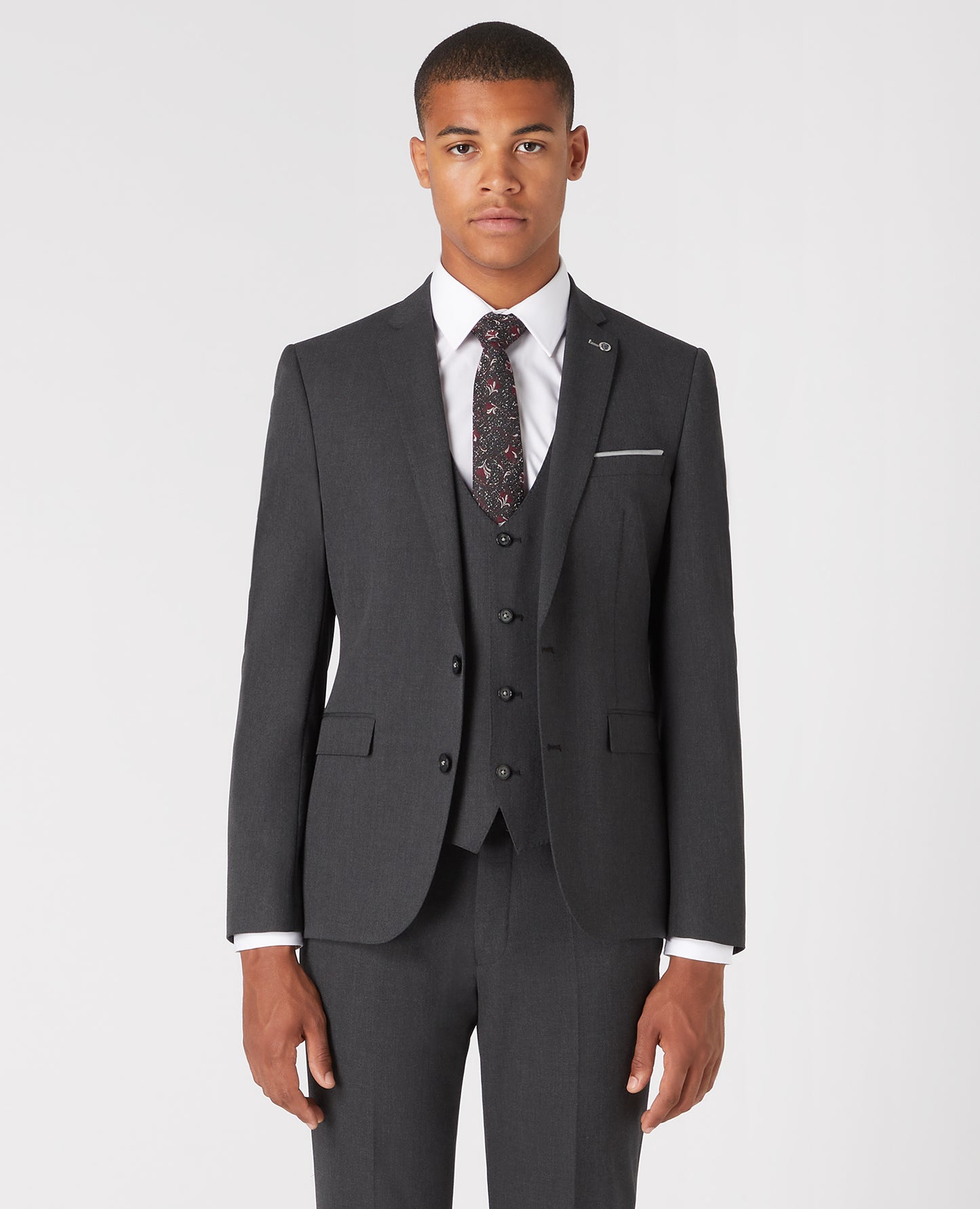 Remus Uomo Luca Mix & Match Jacket - Charcoal