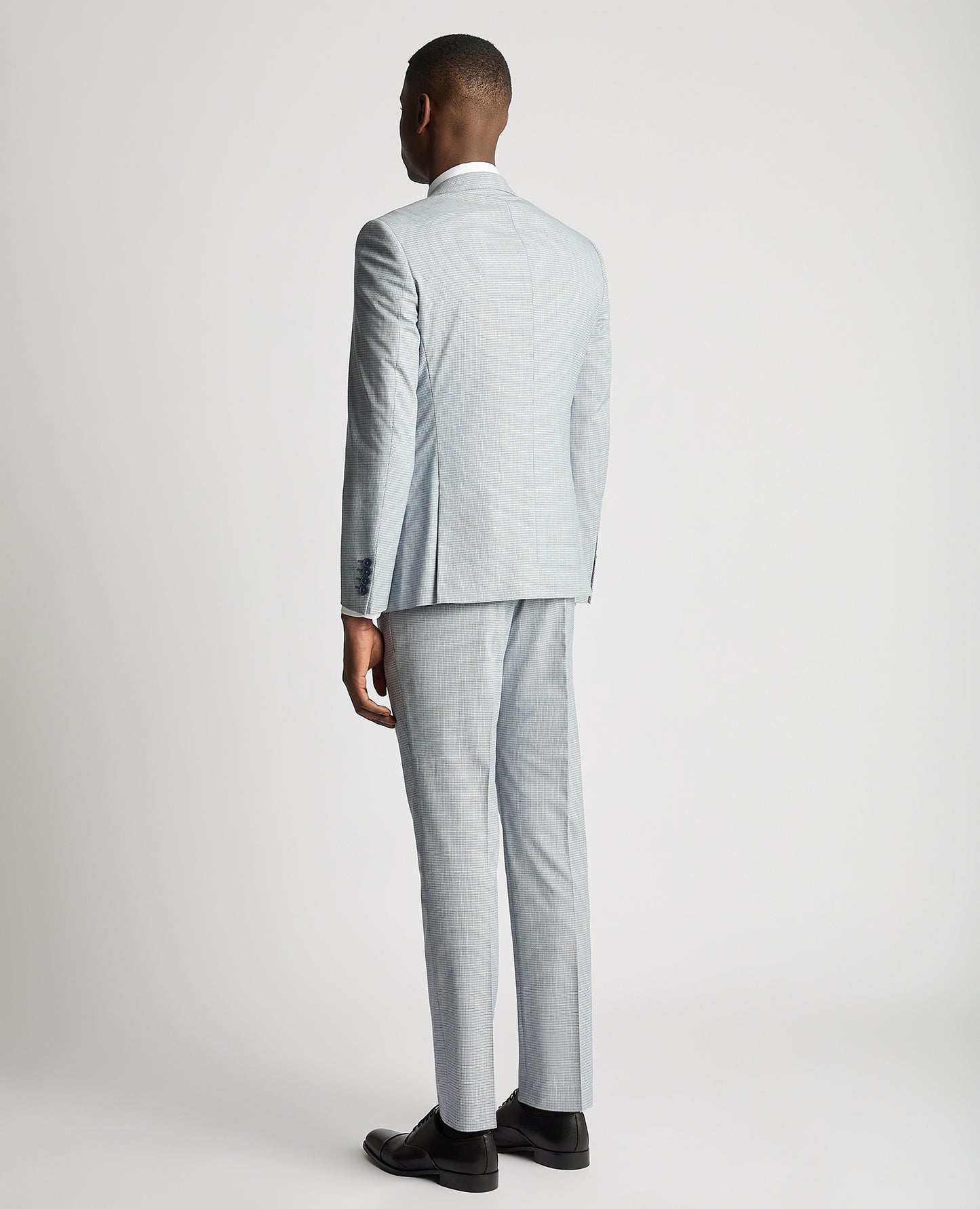 Remus Uomo Matteo Checked Slim Fit Jacket - Blue