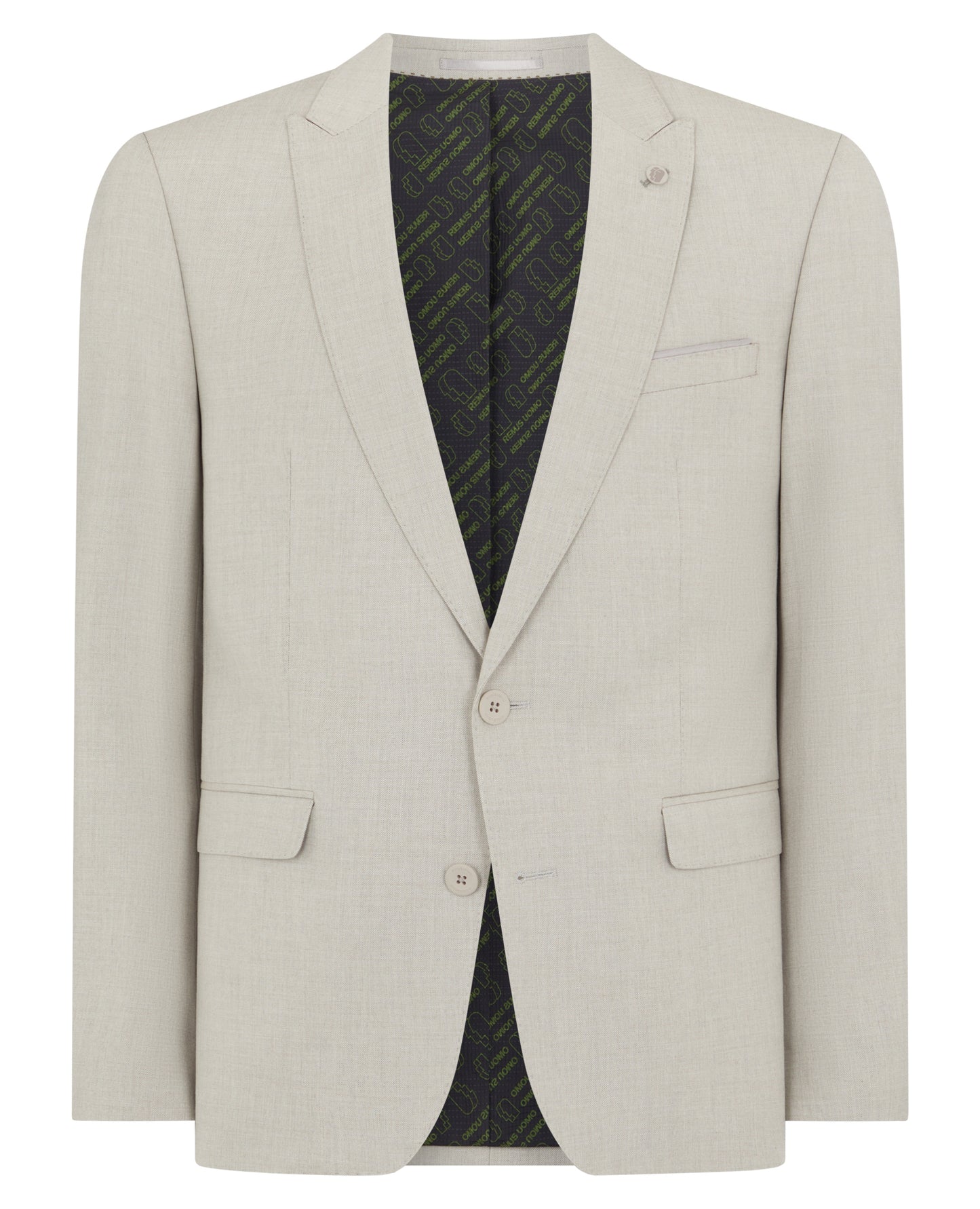 Remus Uomo Mario Suit Jacket - Stone 12258 92