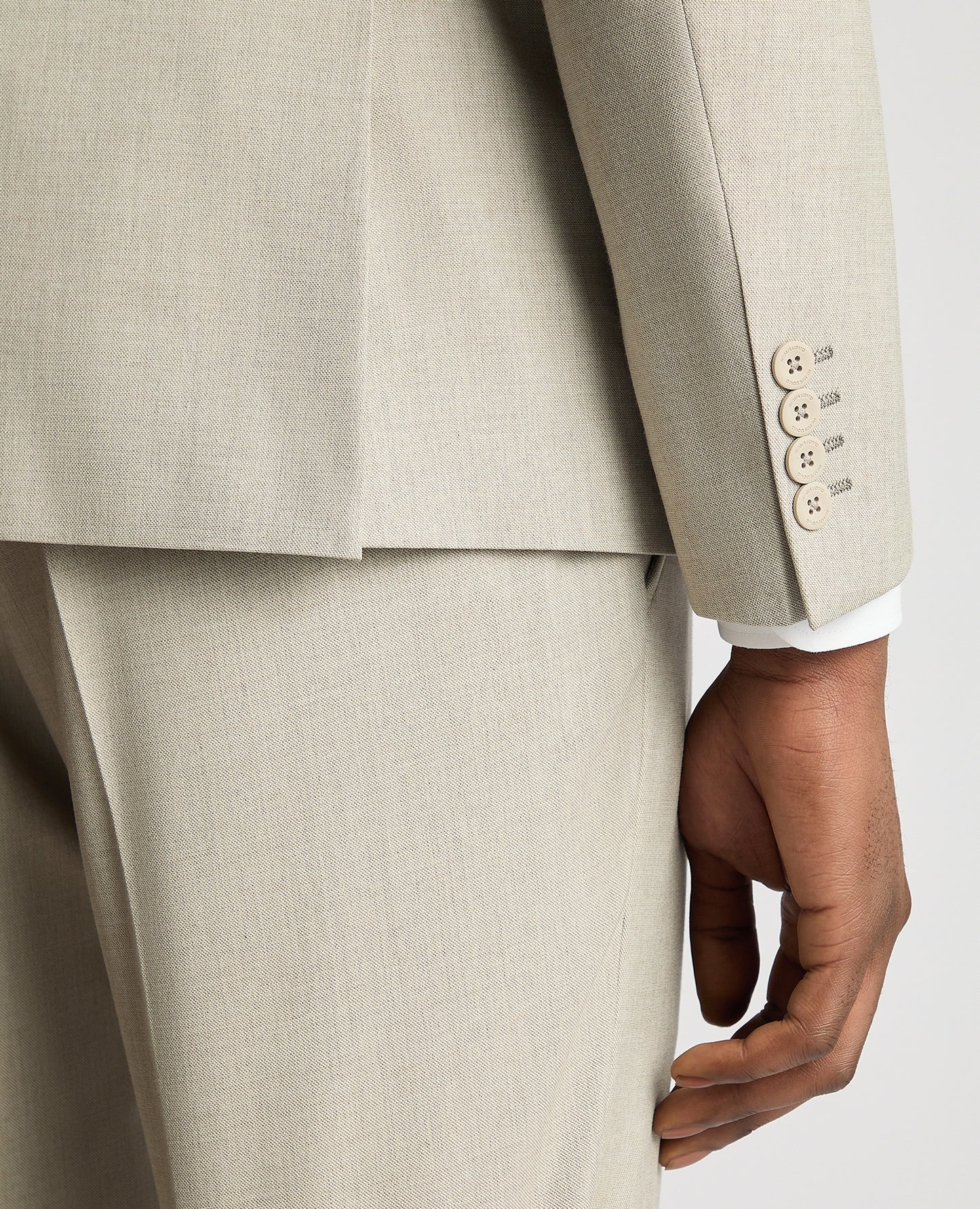 Remus Uomo Mario Suit Jacket - Stone 12258 92