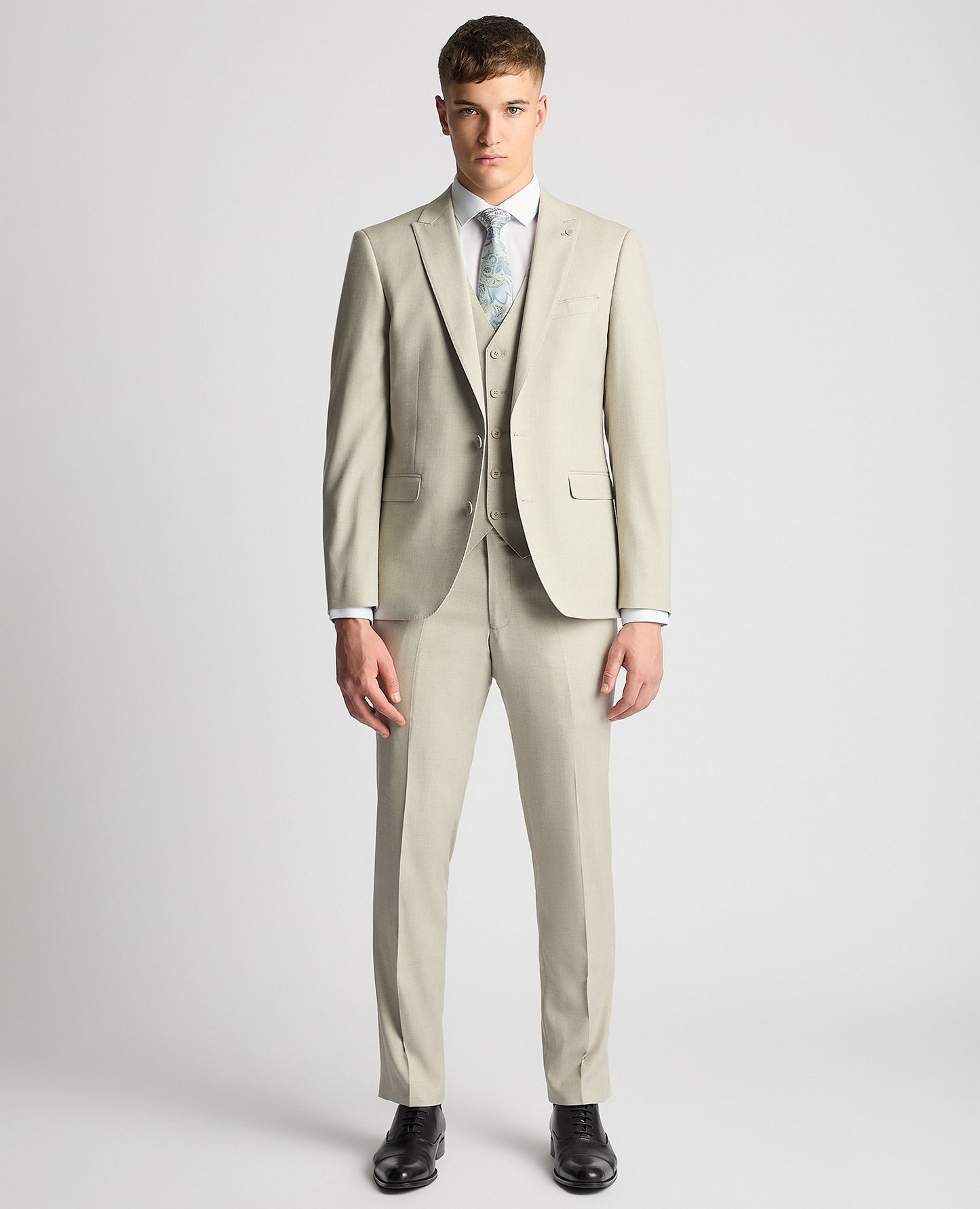 Remus Uomo Pablo Suit Jacket - Stone