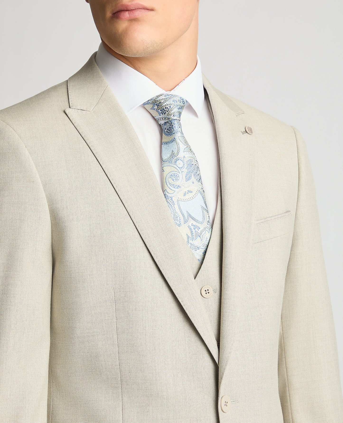 Remus Uomo Pablo Suit Jacket - Stone