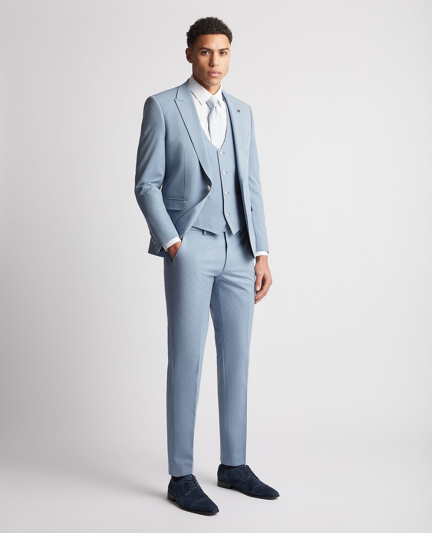 Remus Uomo Massa Trousers - Baby Blue