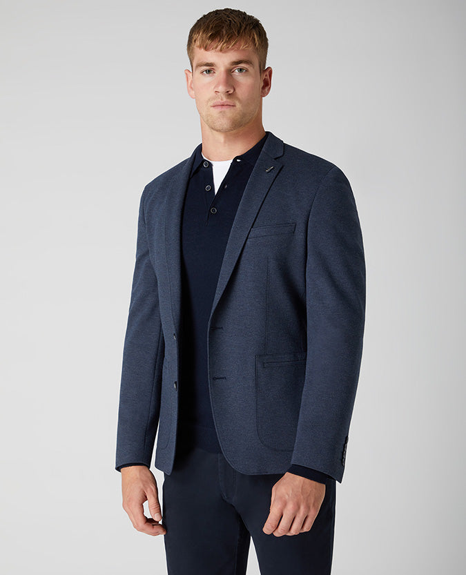Remus Uomo Favian Jacket - Dark Blue