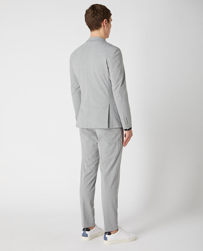 Remus Uomo Favian Slim Fit Cotton-Blend Stretch Jacket - Grey