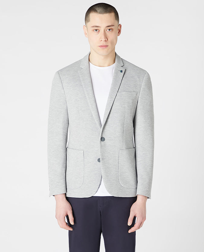 Remus Uomo Nero Slim Deconstructed Jacket - Grey