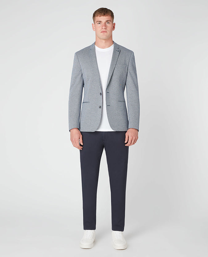 Remus Uomo Slim Fit Stretch Jacket - Grey