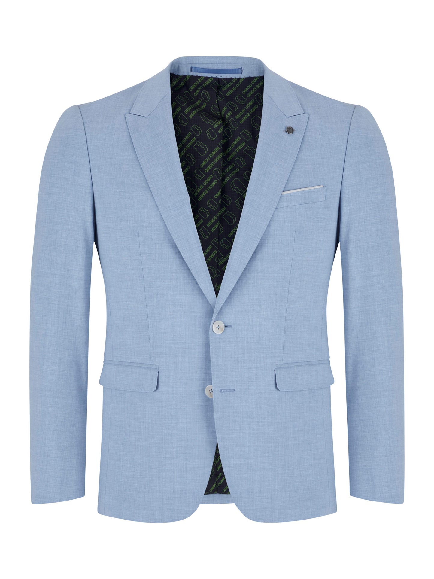 Remus Uomo Massa Slim Fit Suit Jacket - Sky Blue