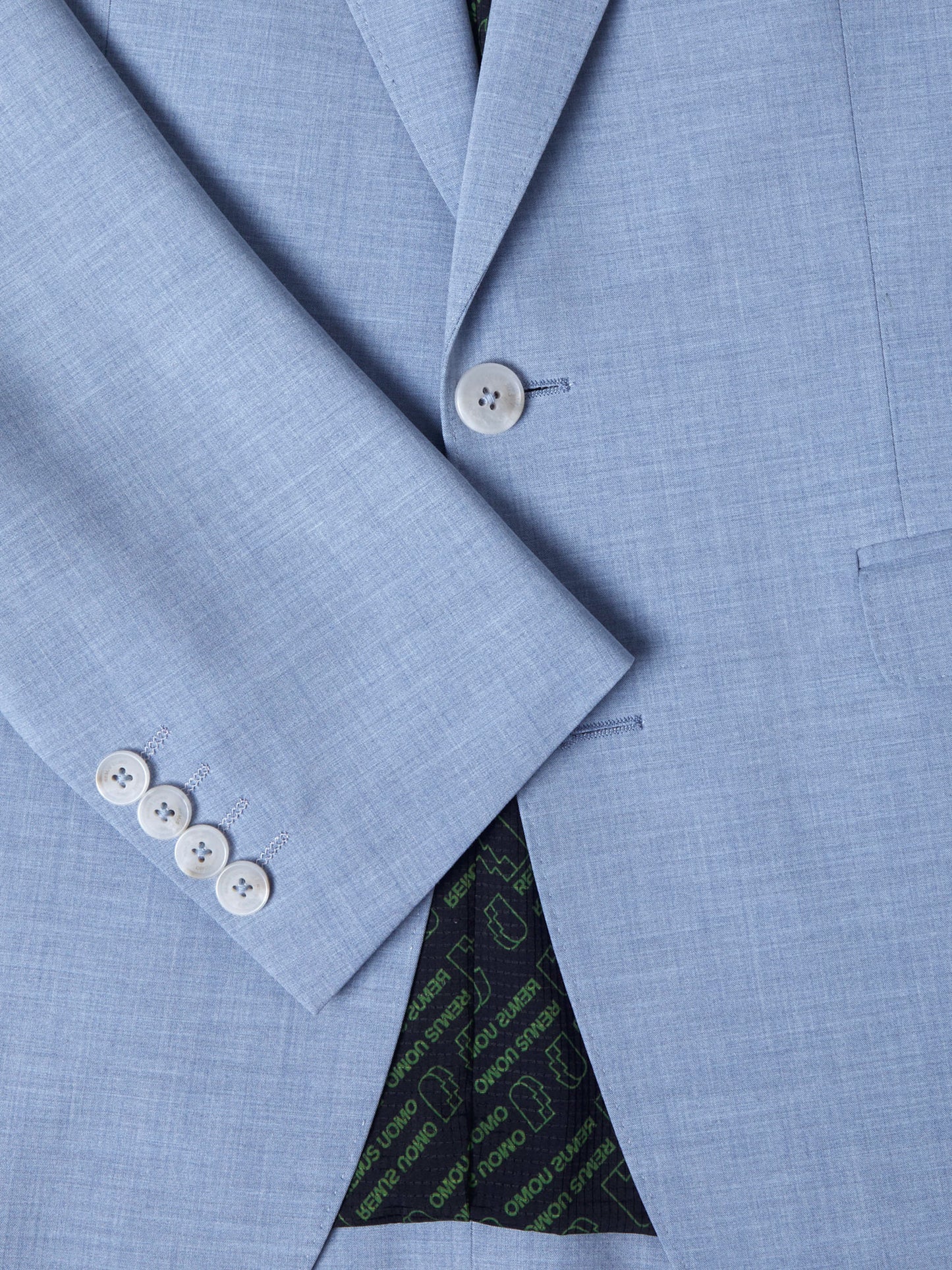 Remus Uomo Massa Slim Fit Suit Jacket - Sky Blue