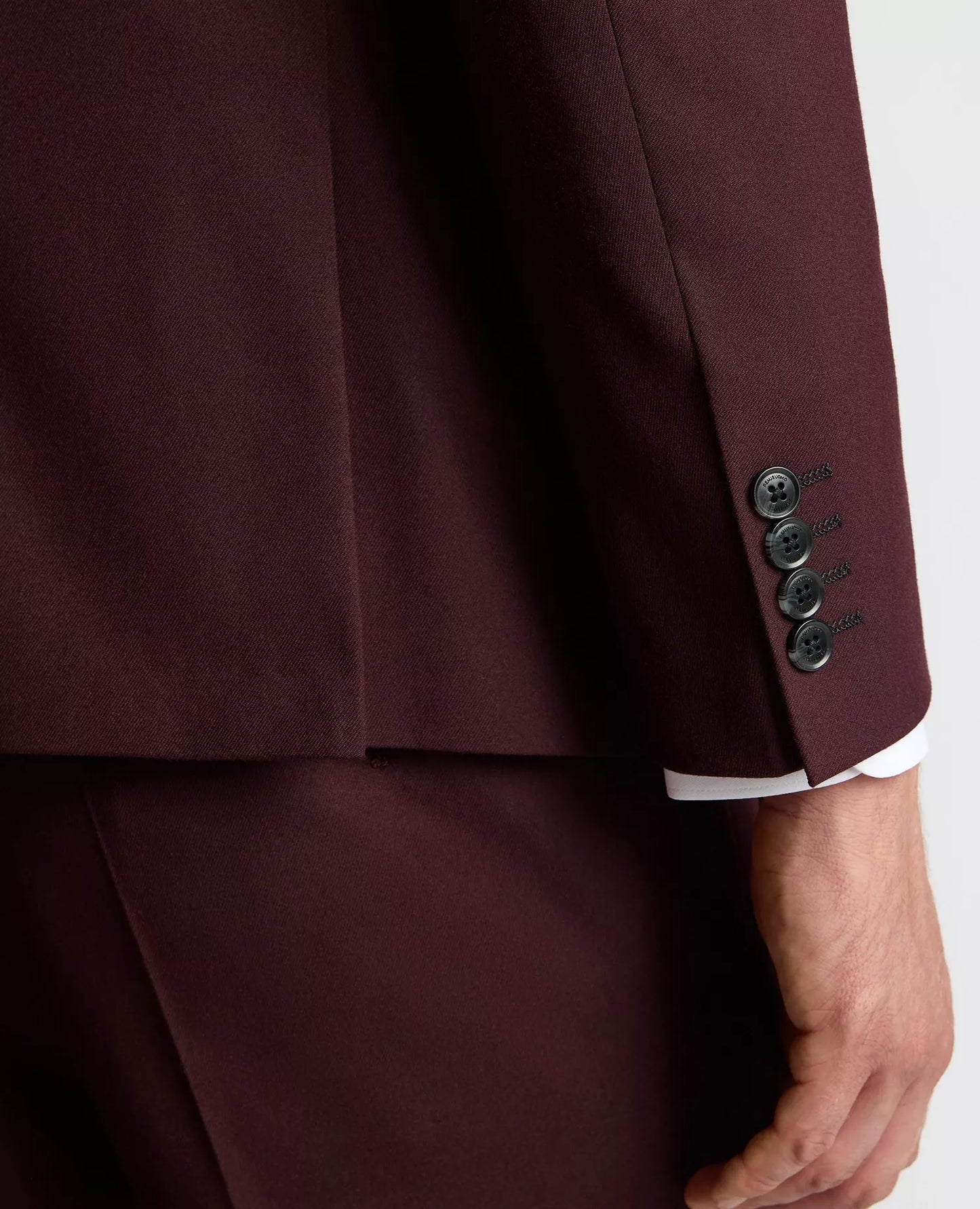 Remus Uomo Massa J Suit Jacket - Burgundy
