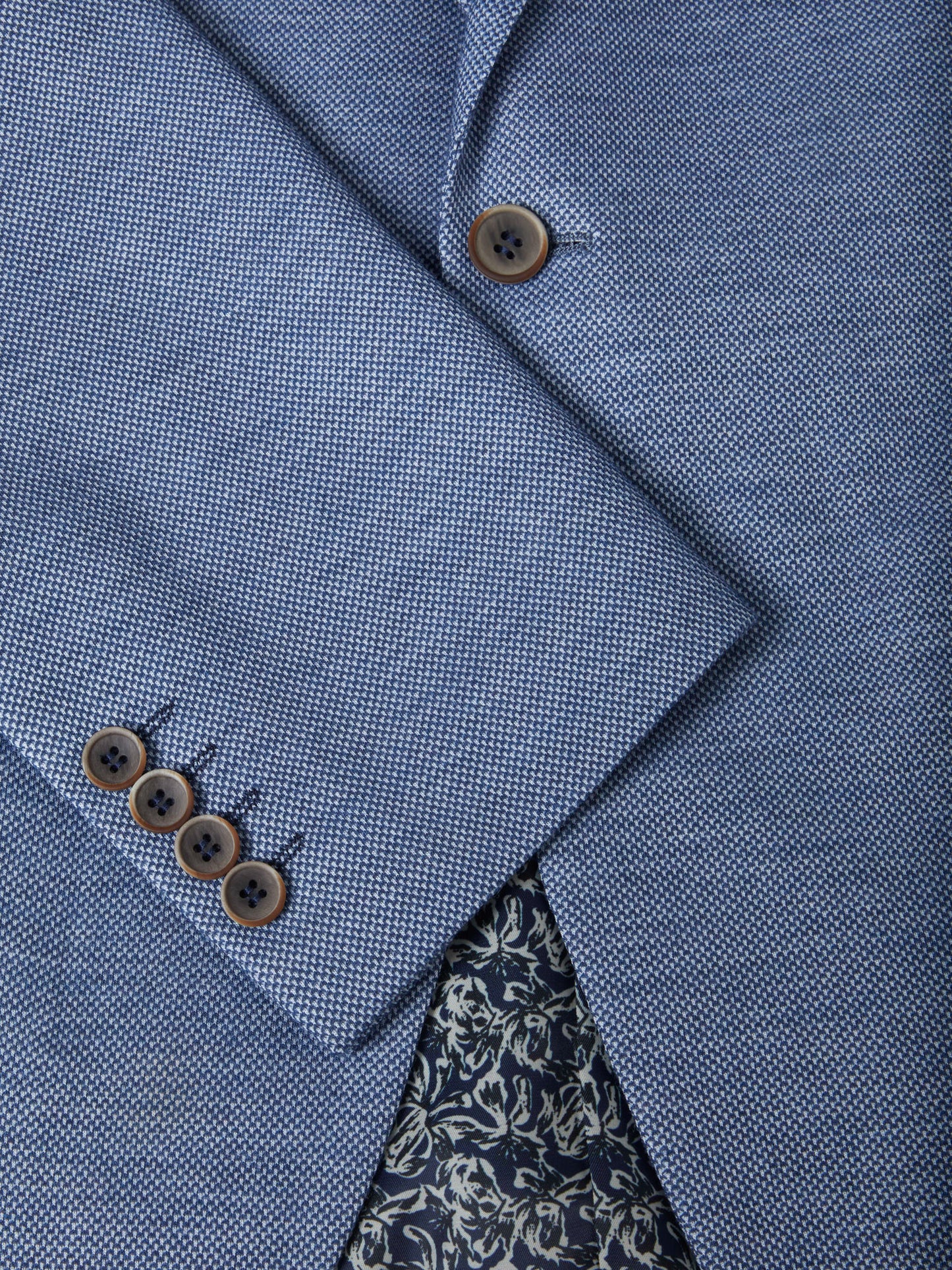 Daniel Grahame Damon Tapered Fit Jacket - Blue Fleck