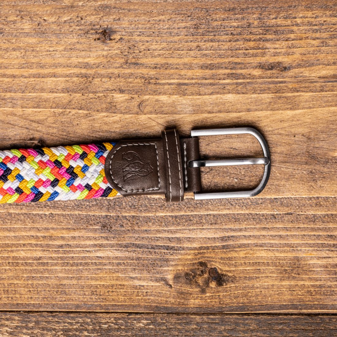 Swole Panda Woven Belt - Versicoloured Zigzag