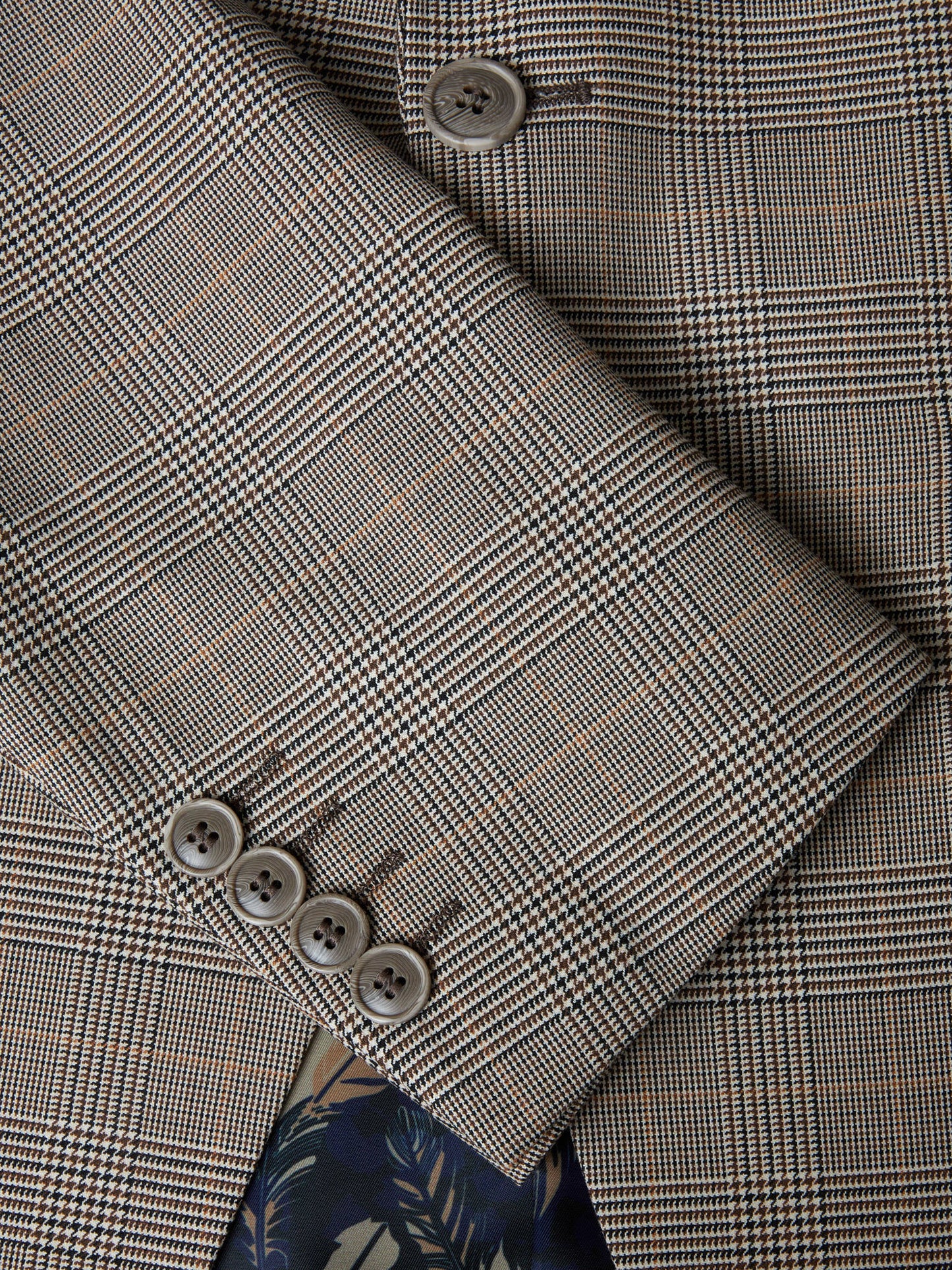 Spin Zach 2 Piece Suit - Beige Check