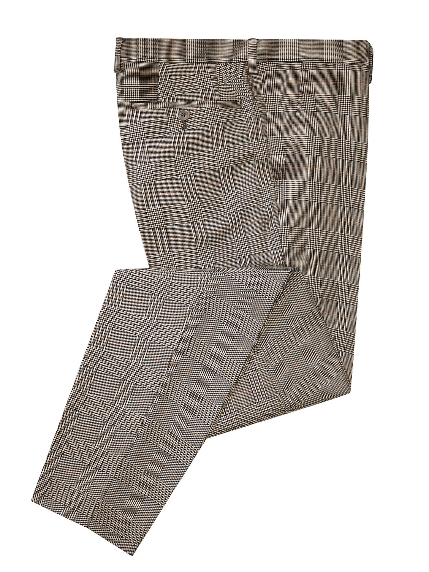 Spin Zach 2 Piece Suit - Beige Check