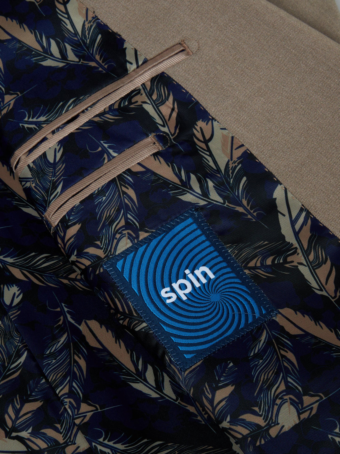 Spin Tyler 2 Piece Suit - Biscuit