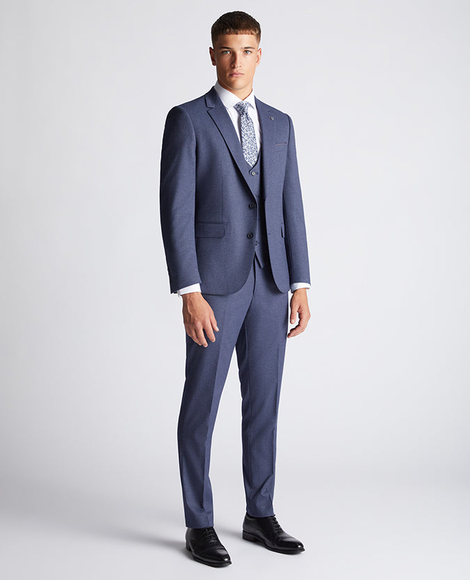 Remus Uomo Matteo Slim Fit 3pc Suit - Blue