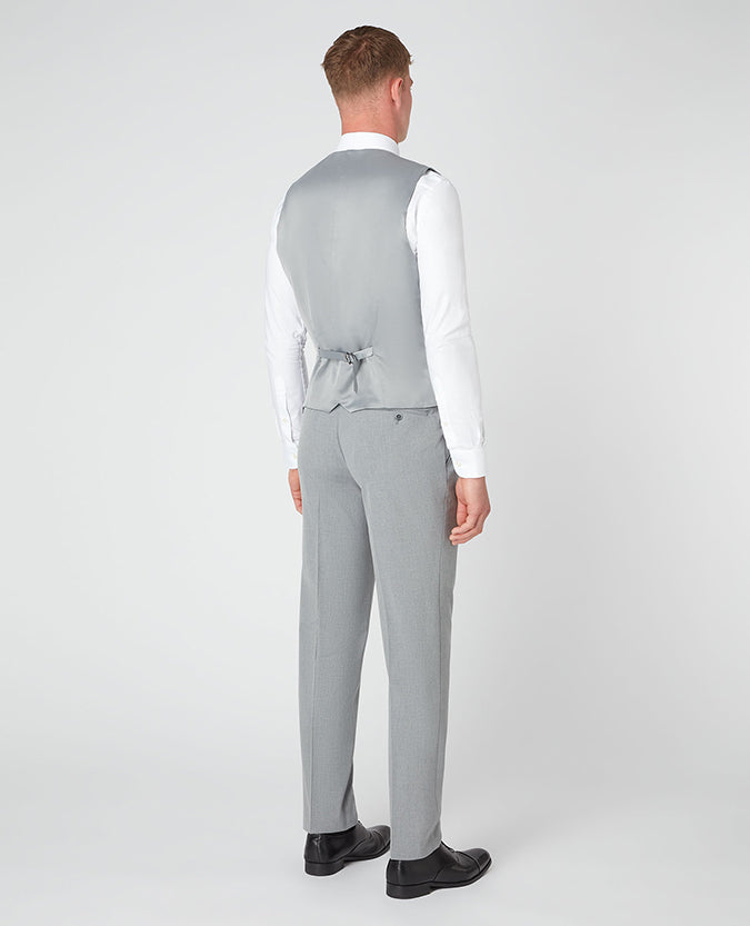 Remus Uomo Palucci Tapered Fit Waistcoat - Grey