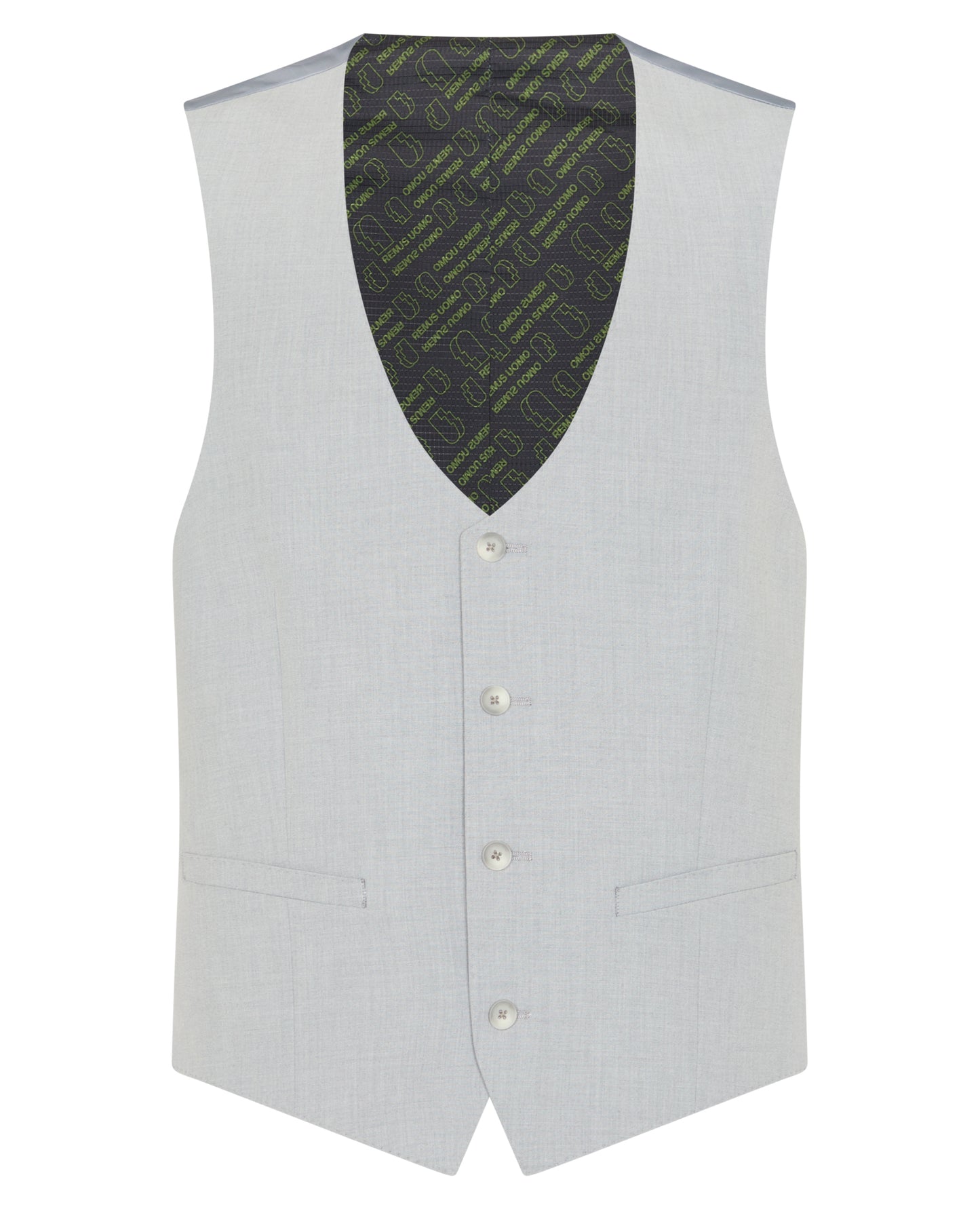 Remus Uomo Massa Waistcoat - Light Grey