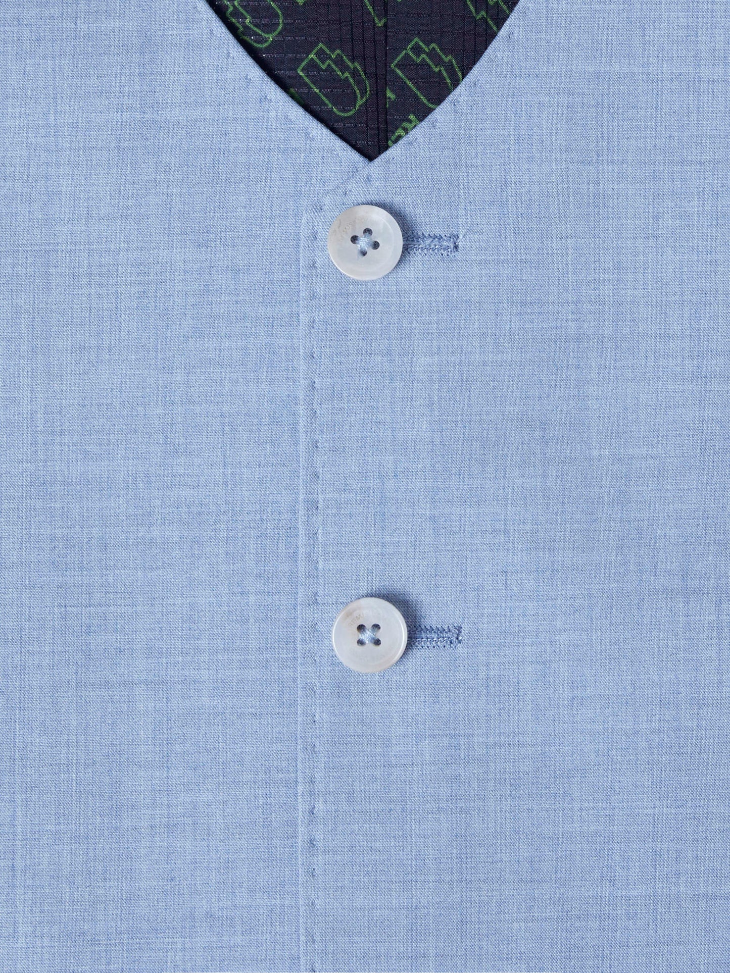 Remus Uomo Massa Slim Fit Waistcoat - Sky Blue