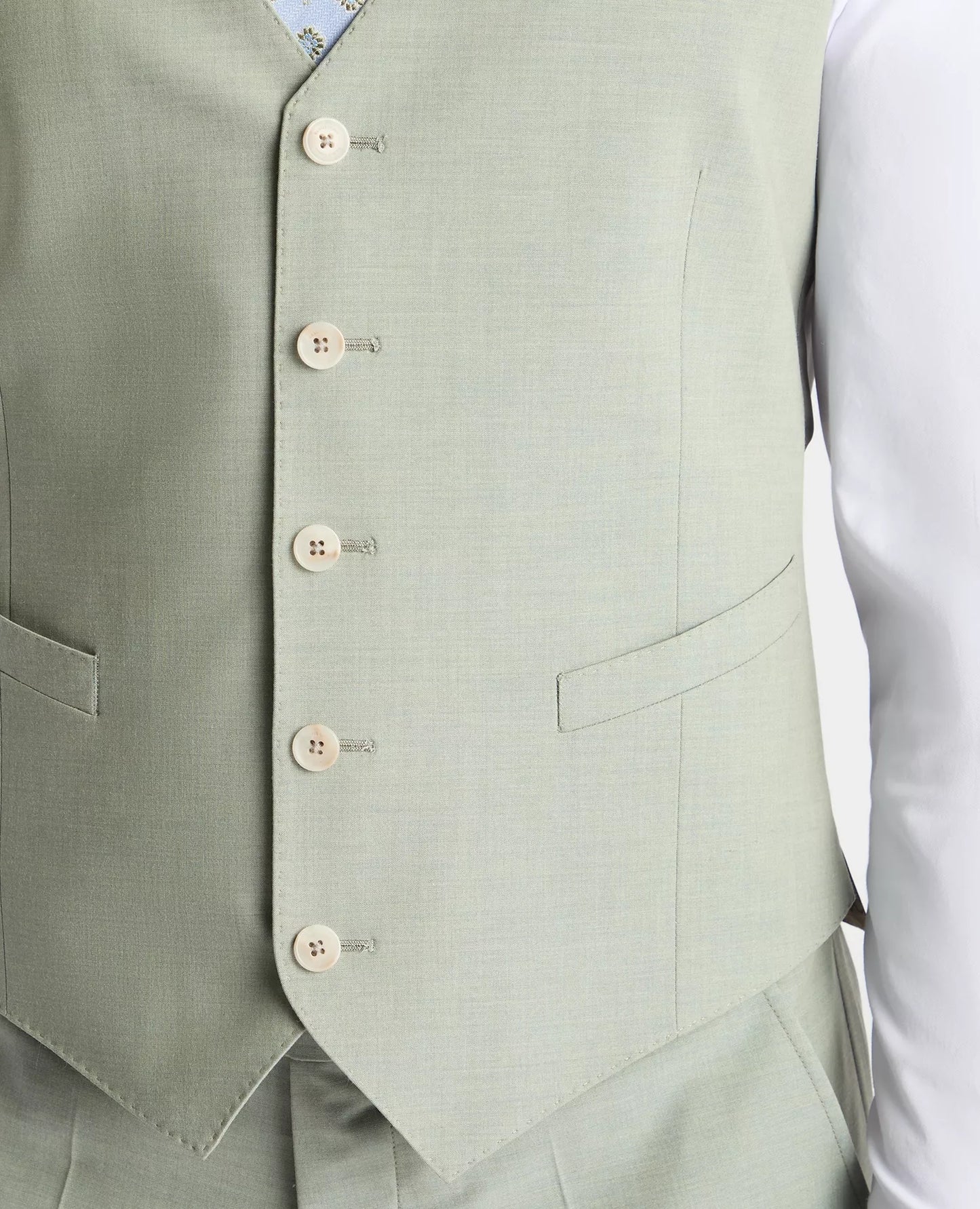 Remus Peppe Waistcoat - Sage