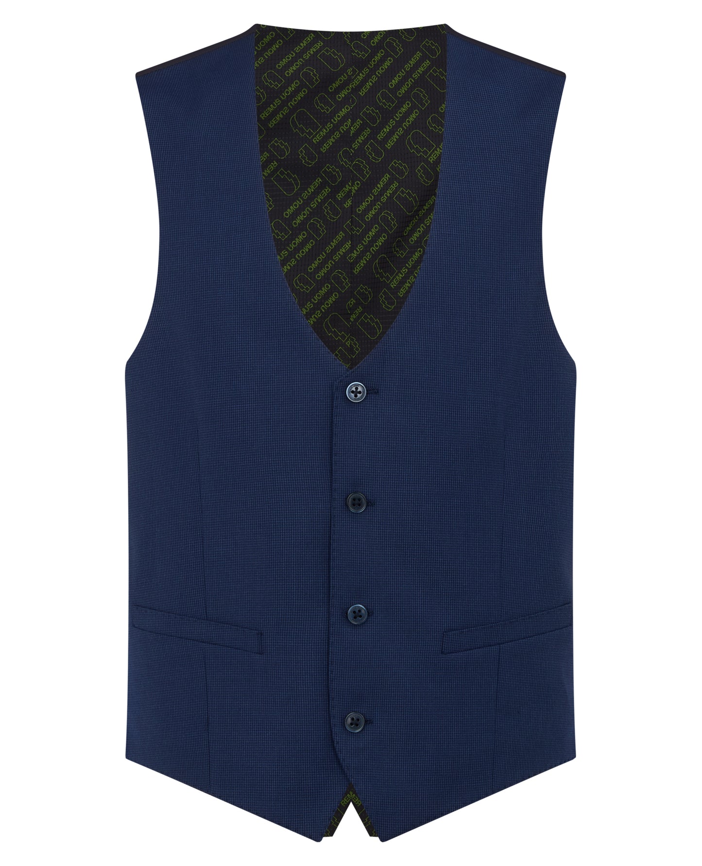 Remus Uomo Lucian Waistcoat - Royal Blue