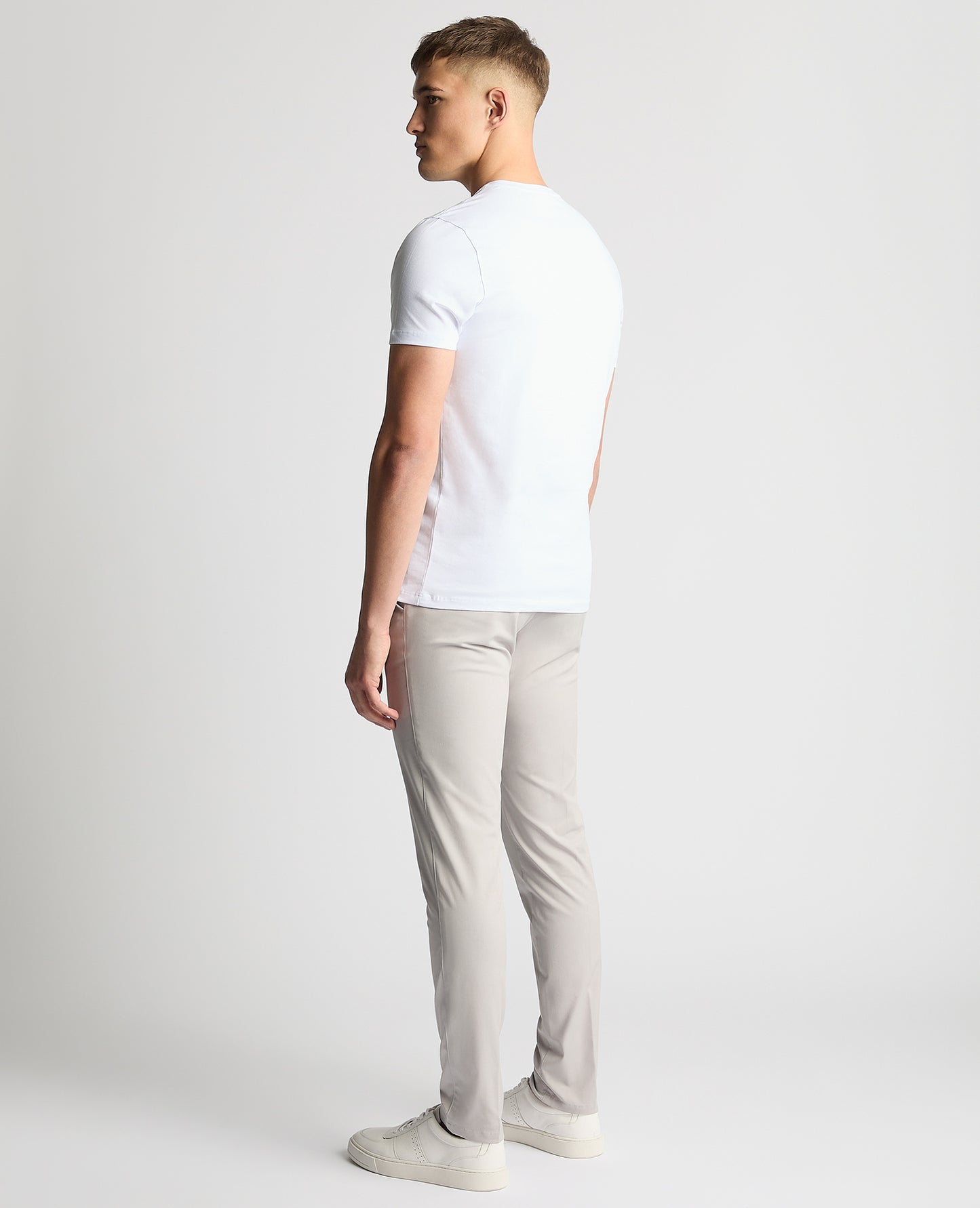 Remus Uomo Edison Casual Trouser - Light Grey