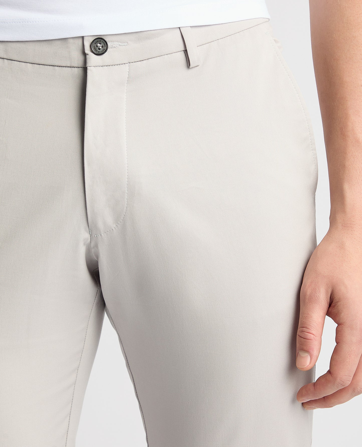 Remus Uomo Edison Casual Trouser - Light Grey