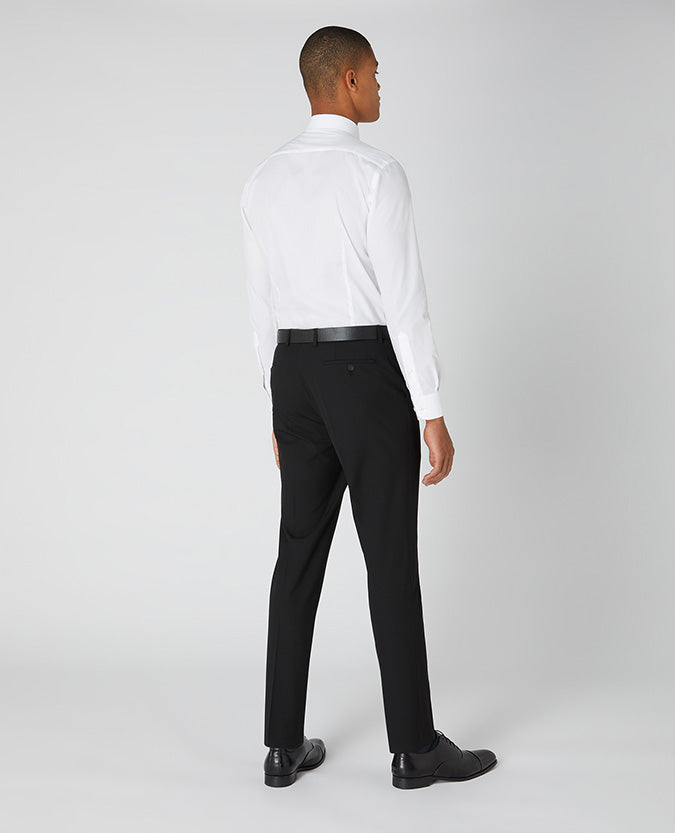 Remus Uomo Santi Slim leg Formal Trousers -Black 70470 00