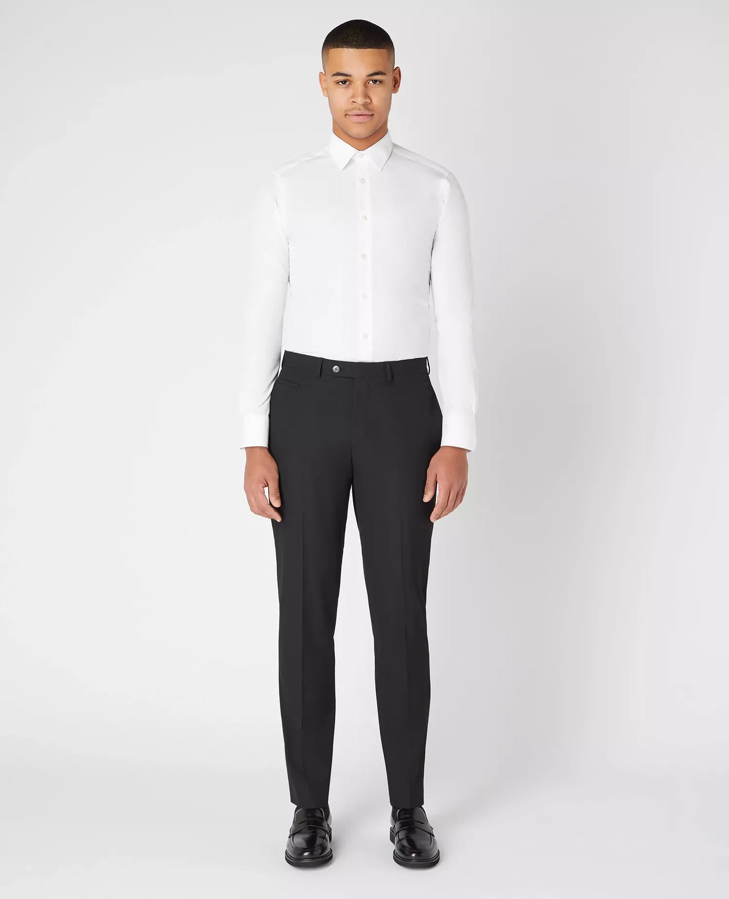 Remus Uomo Luca Formal Trousers - Black