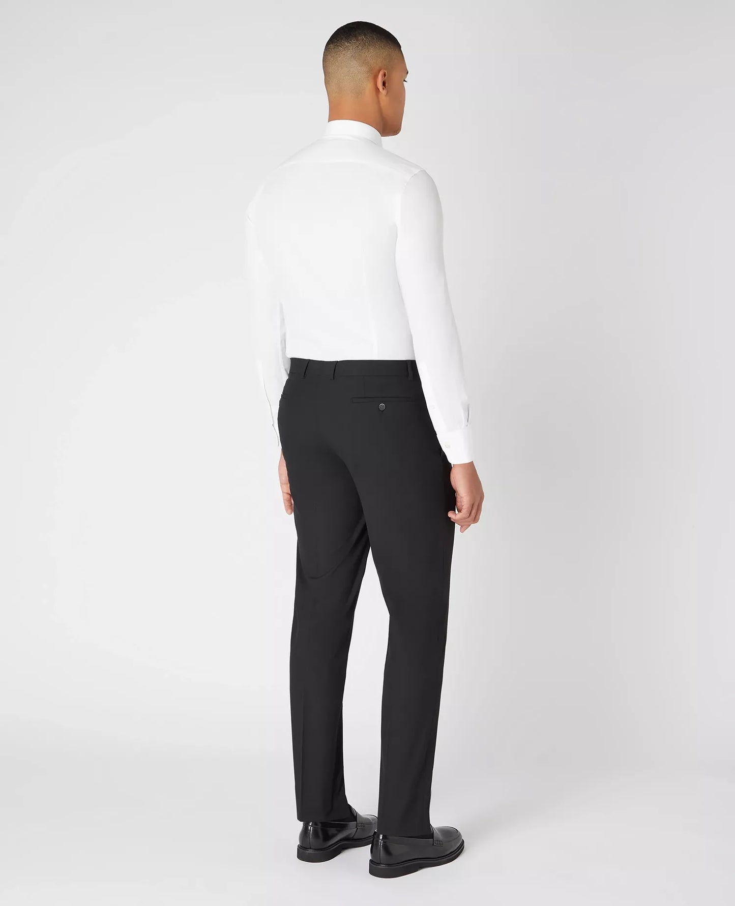 Remus Uomo Luca Formal Trousers - Black