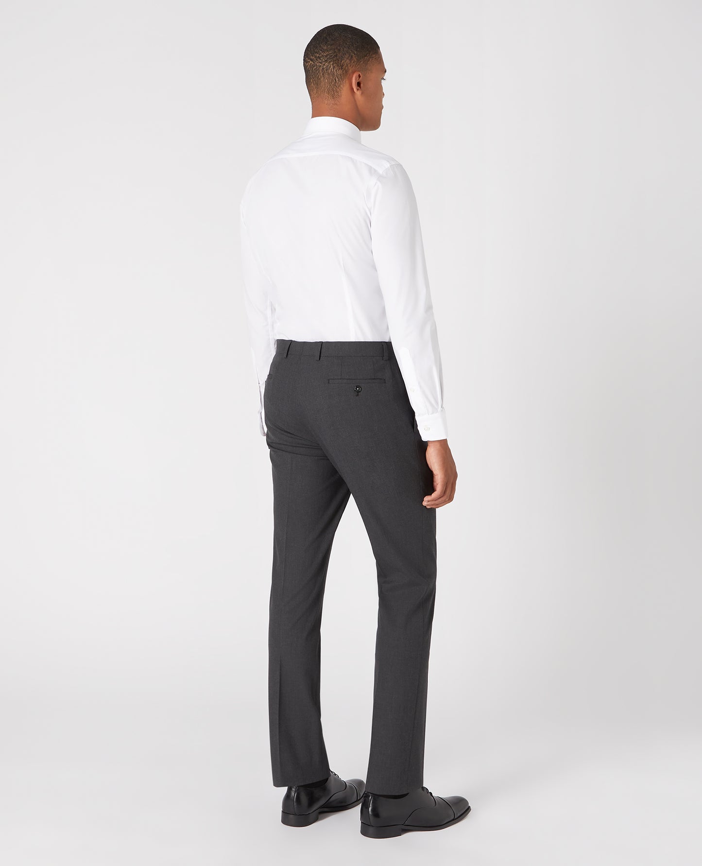 Remus Uomo Luca Formal Trousers - Dark Grey