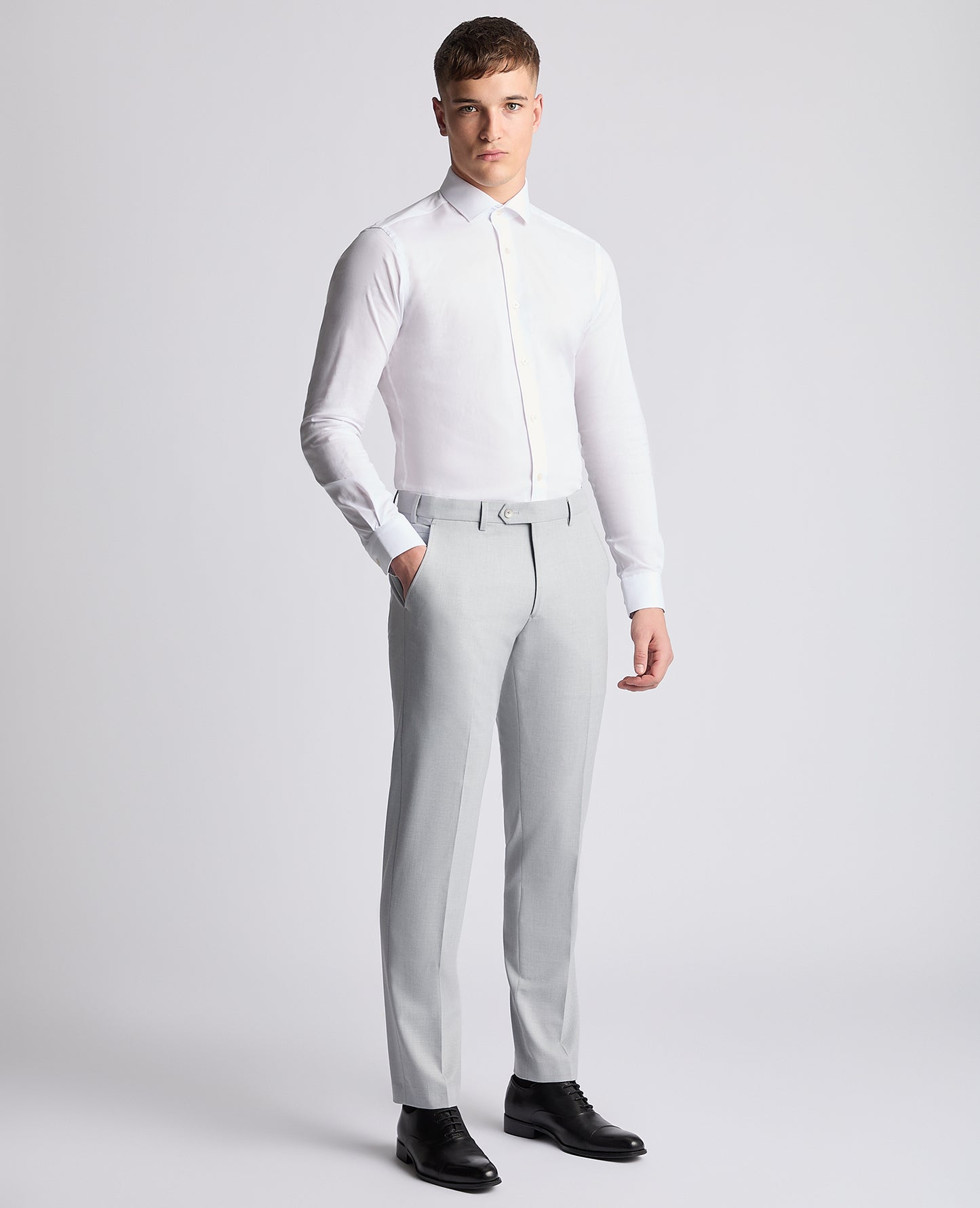Remus Uomo Massa Trousers - Light Grey