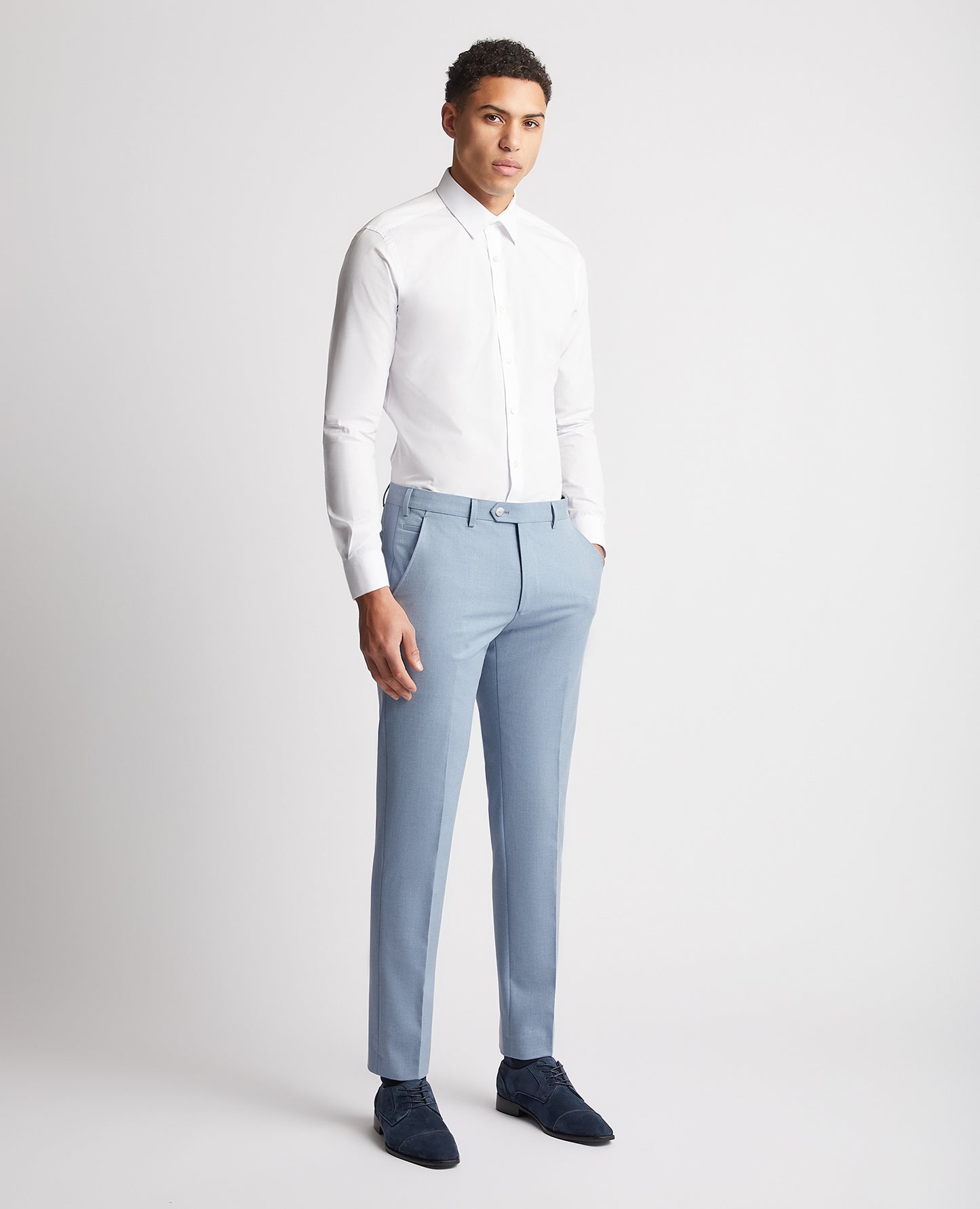 Remus Uomo Massa Trousers - Baby Blue