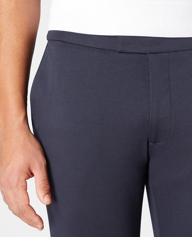 Remus Uomo Sandrio Slim Leg Cotton-Blend Trousers - Navy