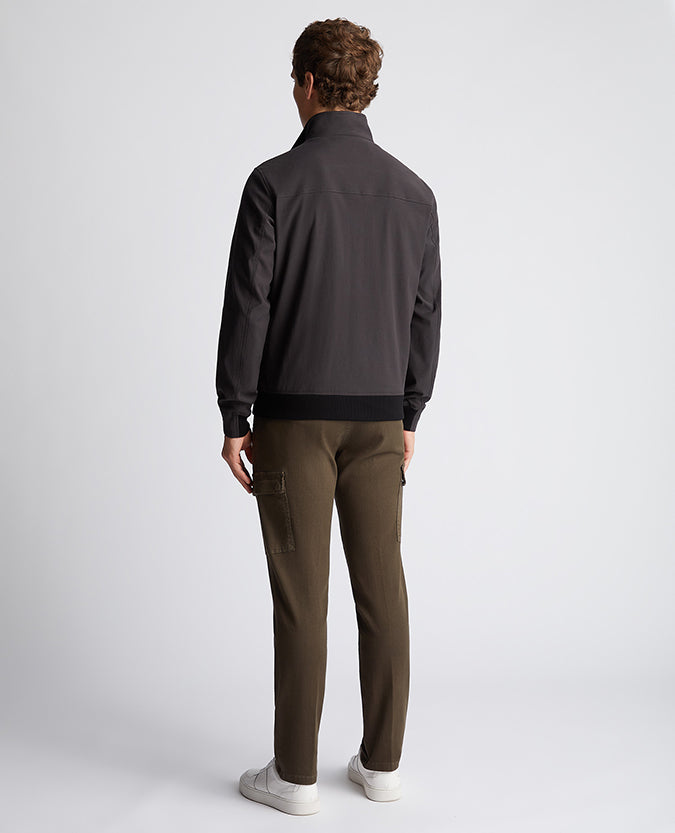 Remus Uomo Harrington Jacket - Charcoal Grey