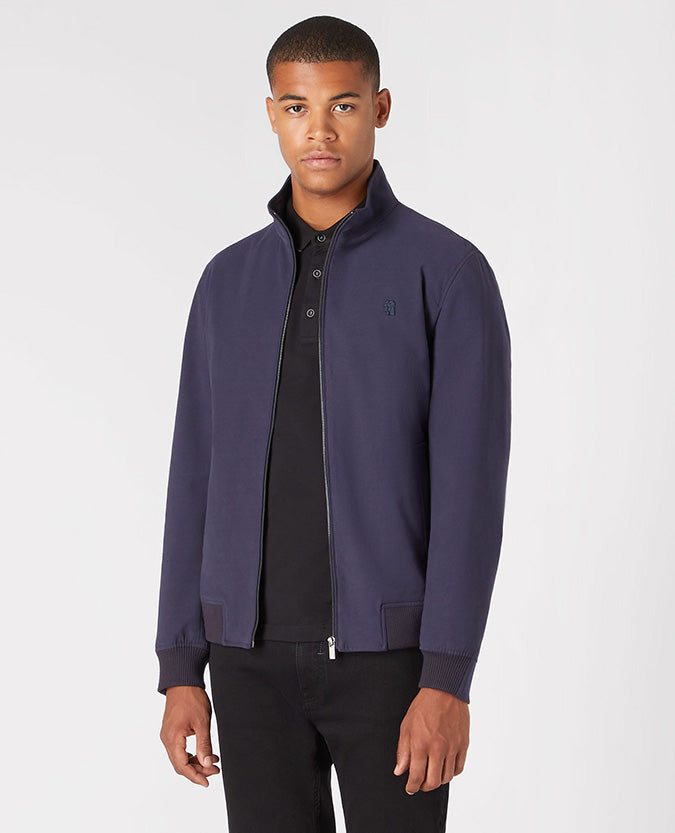 Remus Uomo Harrington Jacket - Navy