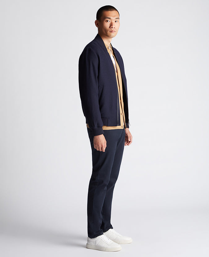 Remus Uomo Colter Bomber Jacket - Navy