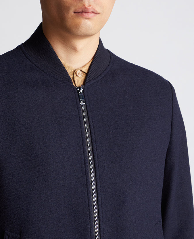Remus Uomo Colter Bomber Jacket - Navy