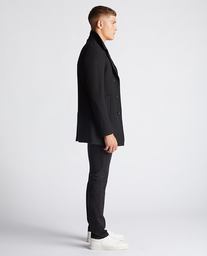 Remus Uomo Lohman Overcoat - Black