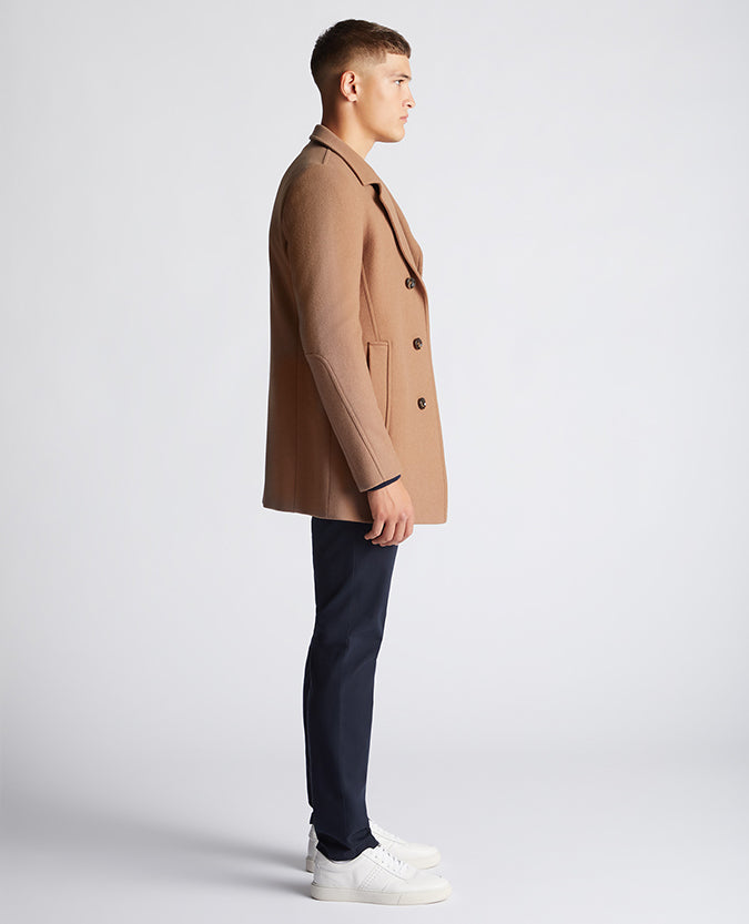 Remus Uomo Lohman Overcoat - Tan