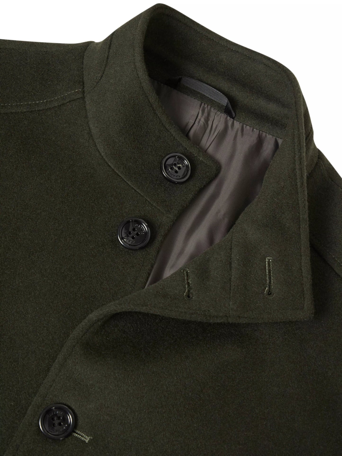 Daniel Grahame Watson Wool Coat - Dark Green