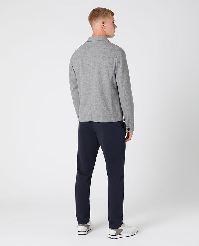 Remus Uomo Scott Wool Jacket - Grey