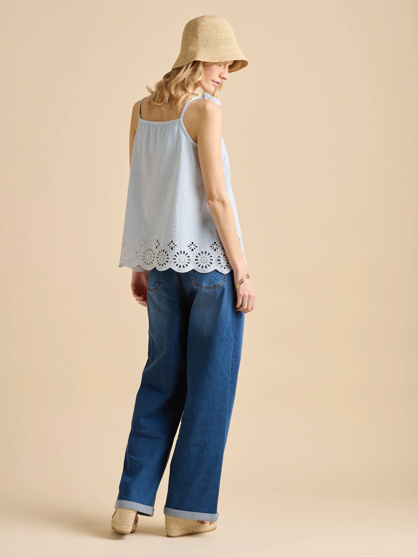 Brakeburn Fossil Cami Top - Blue