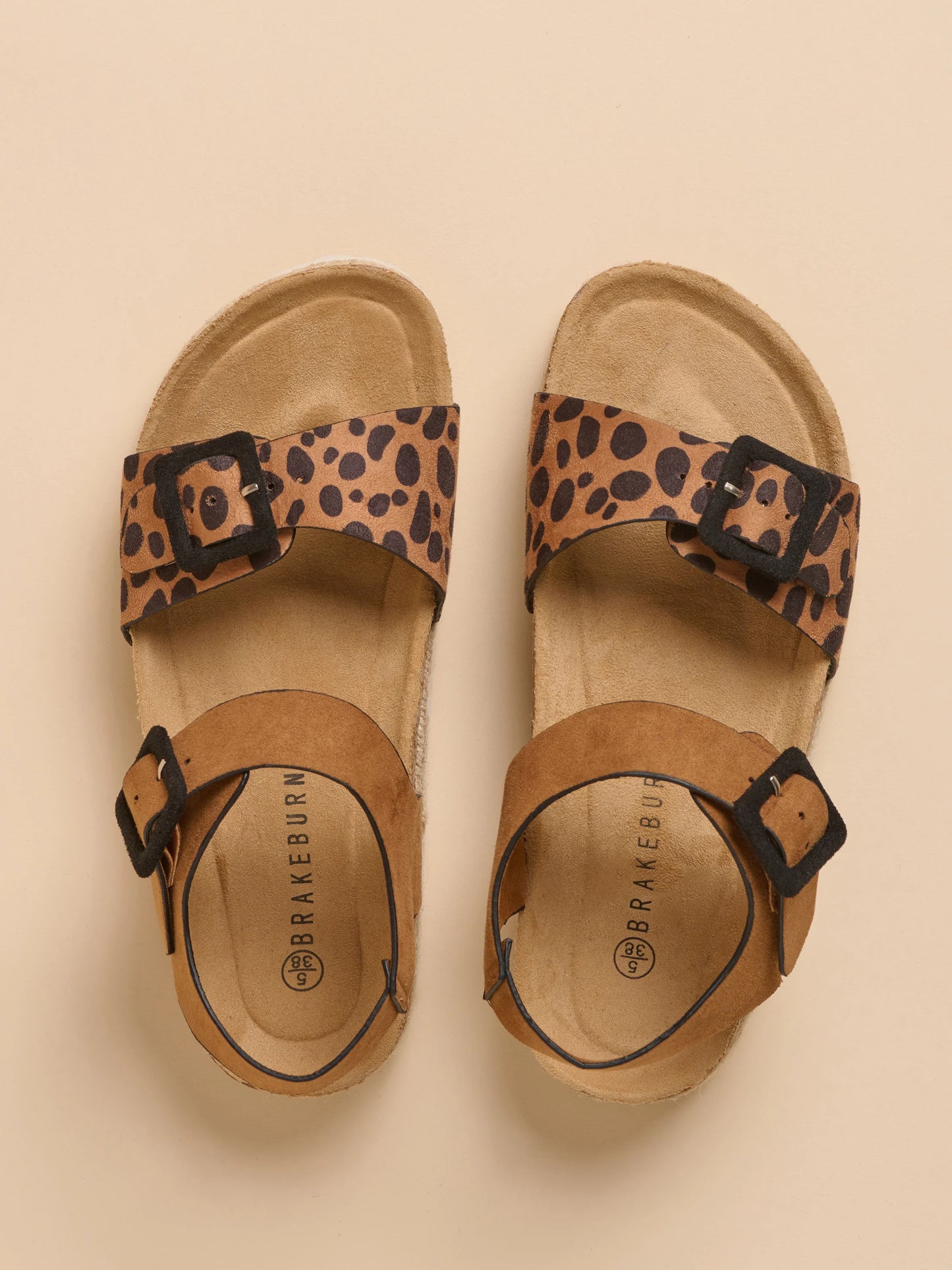 Brakeburn Leopard Platfrom Sandal