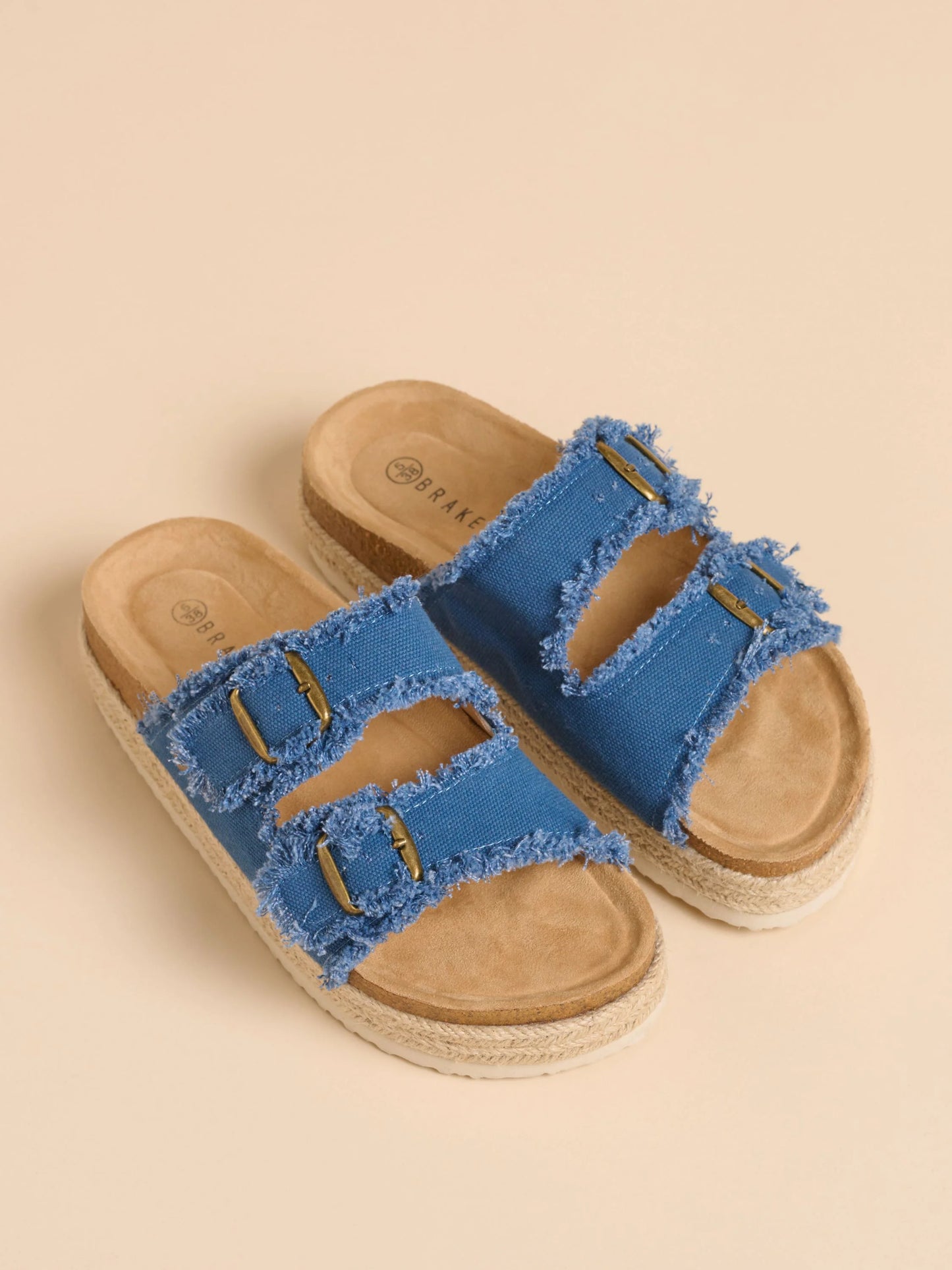 Brakeburn Denim Platfrom Sandal