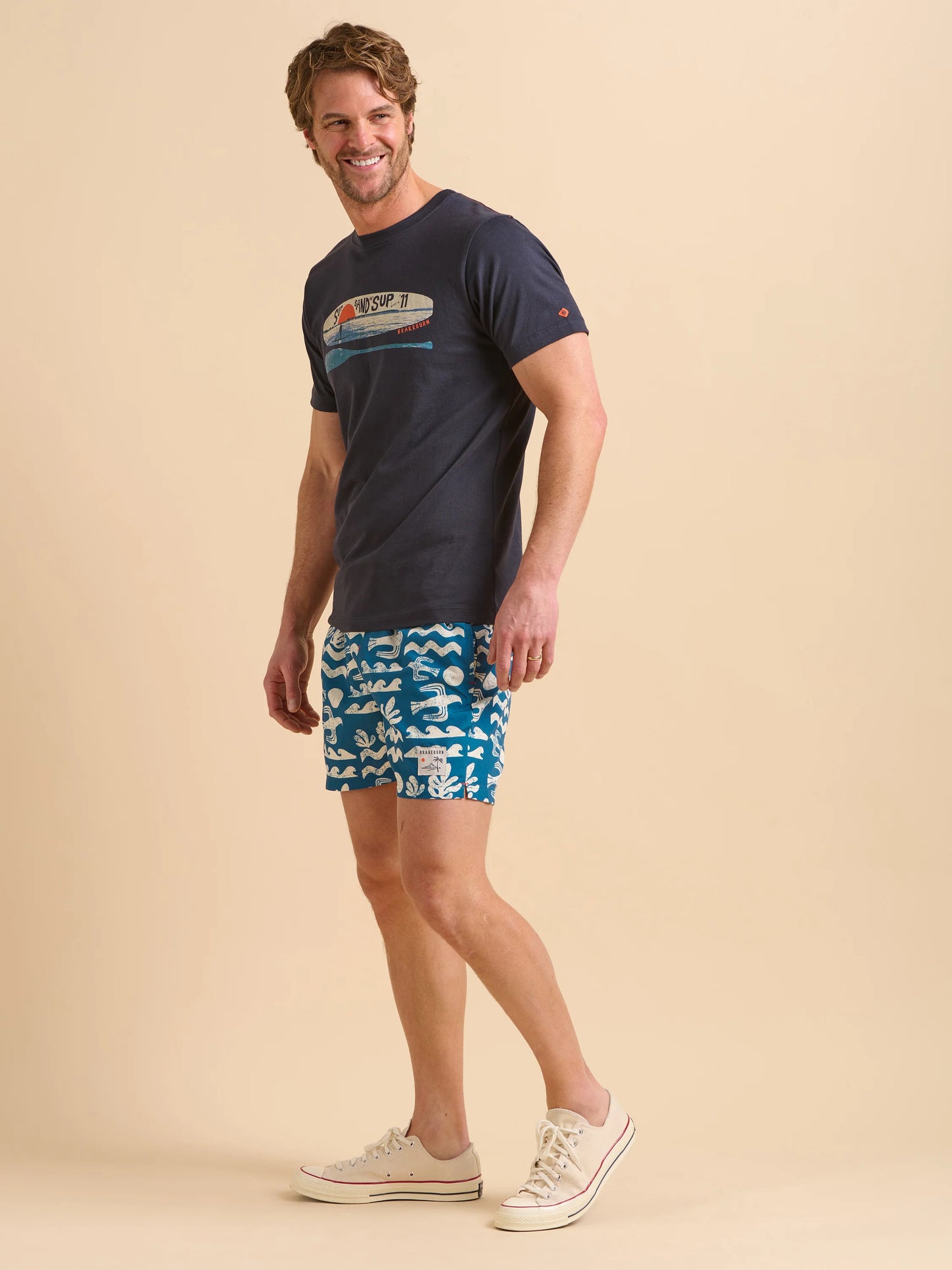 Brakeburn Sup Tee - Navy